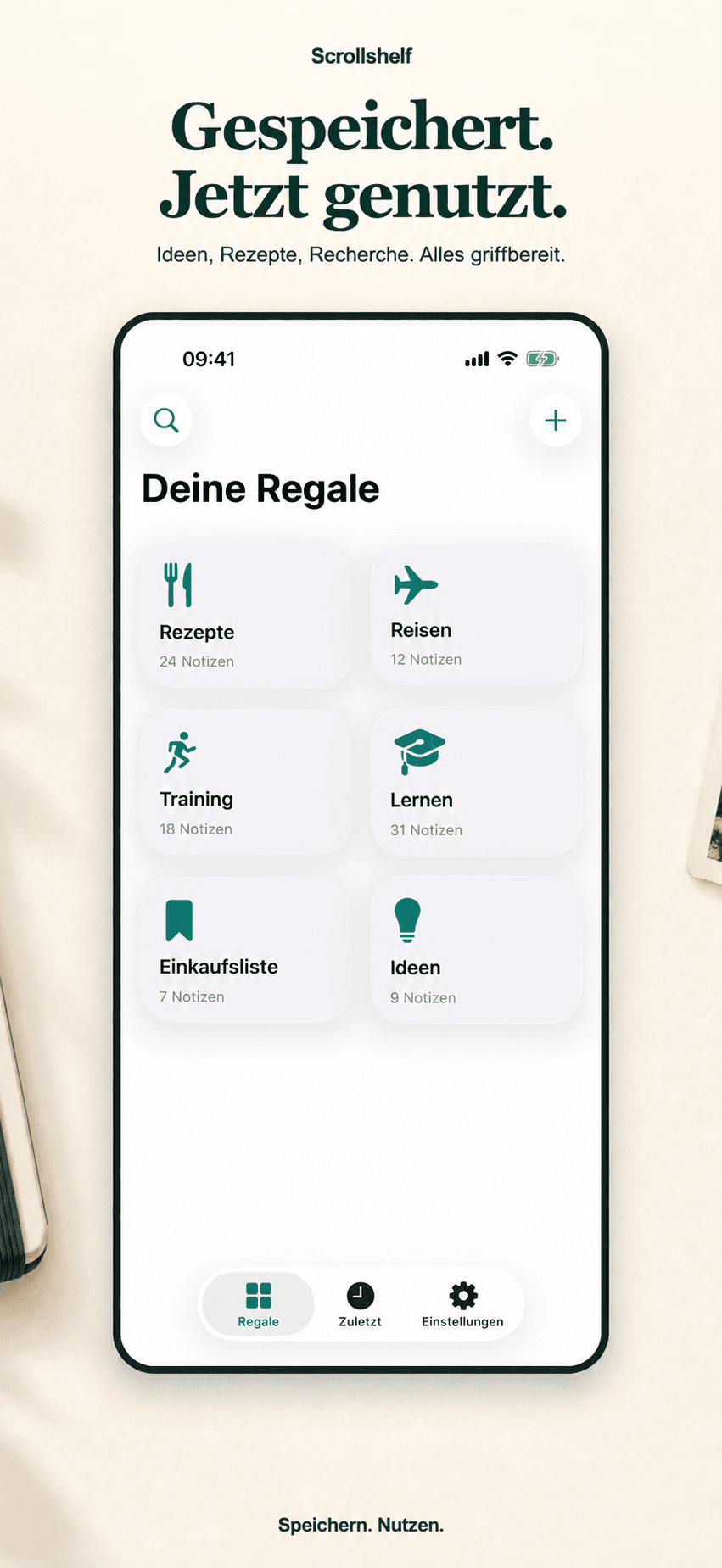 Deine gespeicherten Ideen