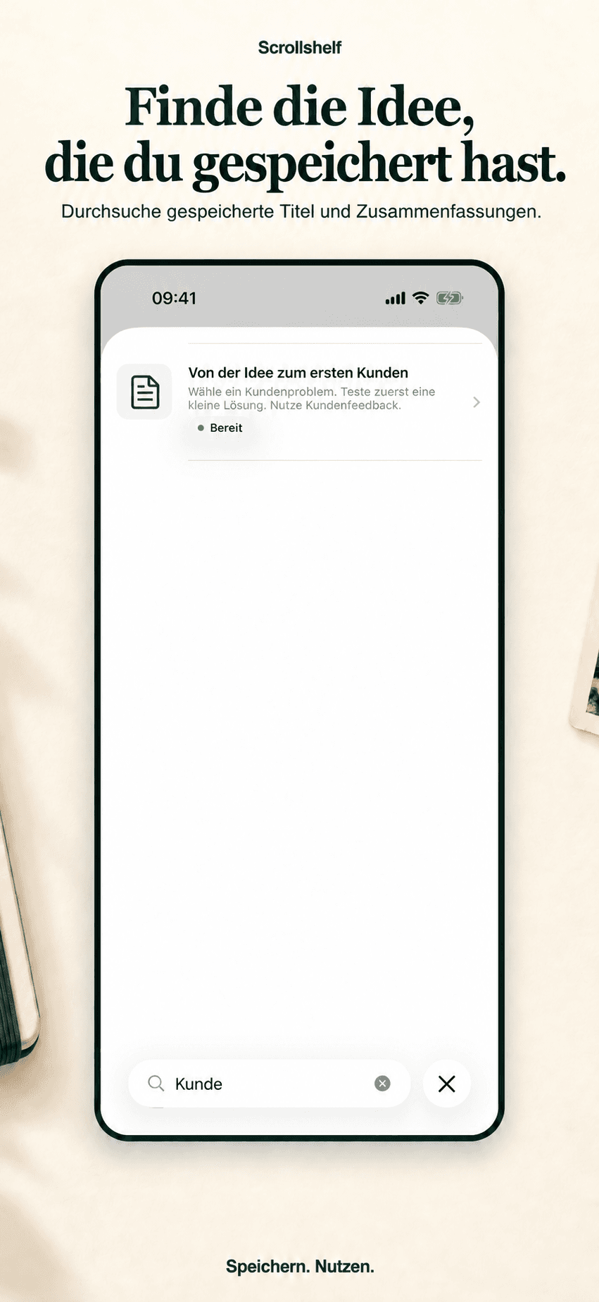 Deine Notizen finden