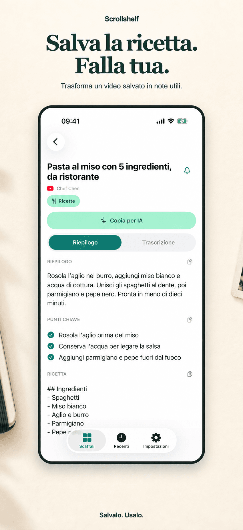 Ricette da provare