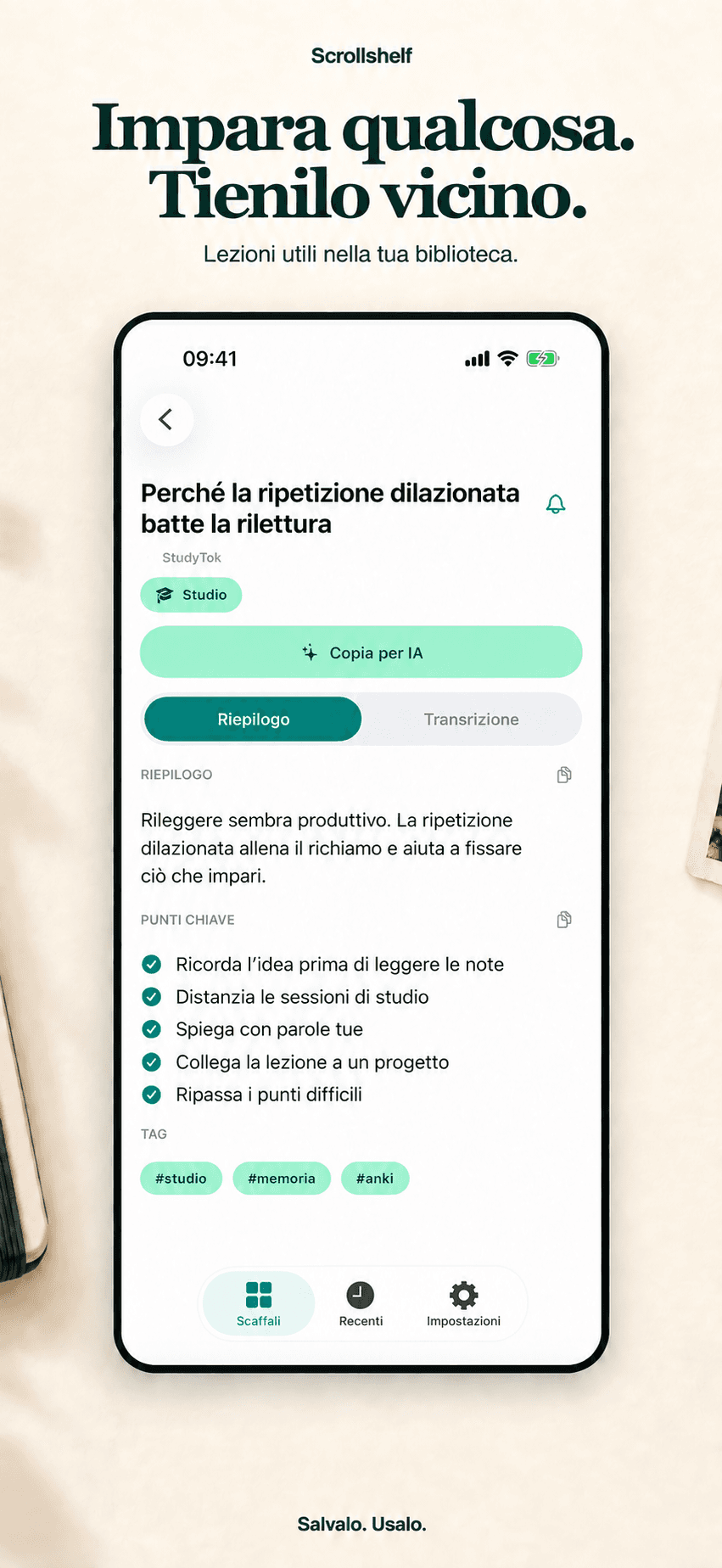 Impara e ritrova